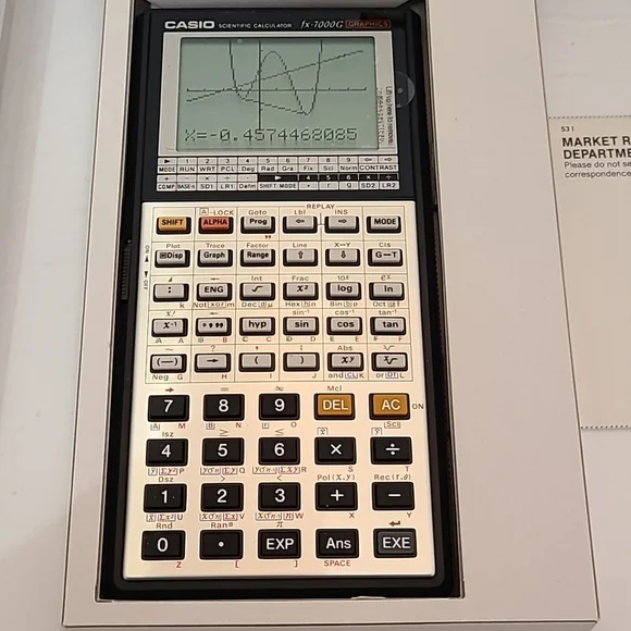 Casio fx-7000G Graphic Scientific Computer Vintage 1986
